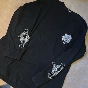 Chrome hearts vintage long sleeve black shirt - used